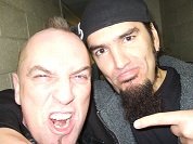 Jeff 'Mantas' Dunn with Robb